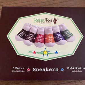 Baby Boys Jazzy Toes Sneakers 12-24 Mo.